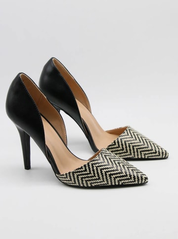 Bellucci Pumps in Schwarz/ Creme