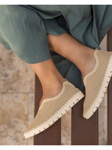 Bellucci Slippersy w kolorze beżowym
