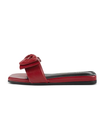 loft37 Leren slippers "Costa Calma" rood