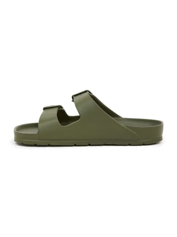SABOKETS Klapki w kolorze khaki