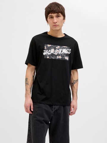 Jack & Jones Koszulka "Hawaii" w kolorze czarnym