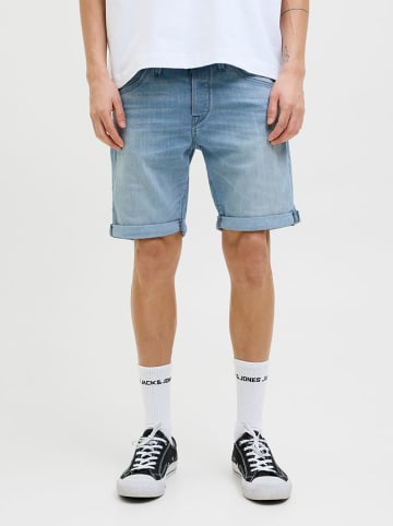 Jack & Jones Spijkershort "Rick" lichtblauw