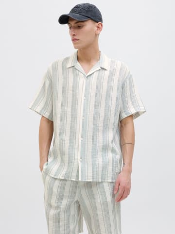 Jack & Jones Hemd "Easter" in Weiß/ Hellblau