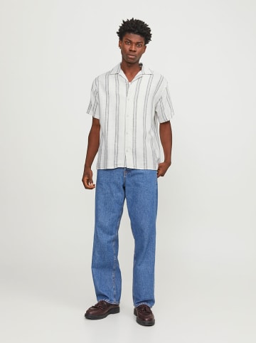 Jack & Jones Hemd "Cabana" in Weiß/ Schwarz