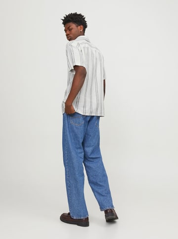 Jack & Jones Hemd "Cabana" in Weiß/ Schwarz