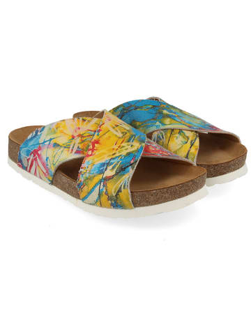 HAFLINGER Leren slippers meerkleurig