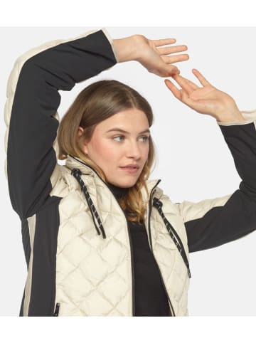 Fuchs Schmitt Steppjacke in Creme/ Schwarz