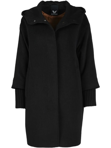 Fuchs Schmitt Wollmantel in Schwarz