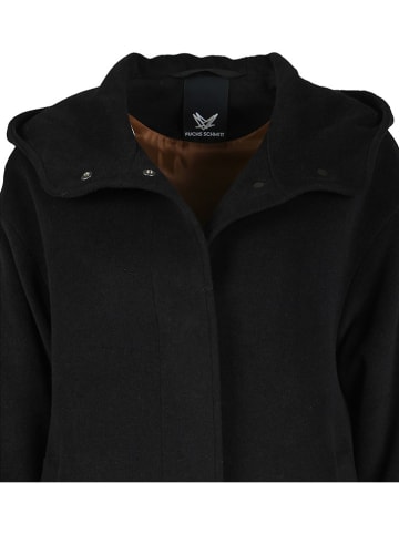 Fuchs Schmitt Wollmantel in Schwarz