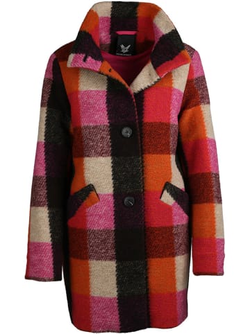 Fuchs Schmitt Wollmantel in Orange/ Pink