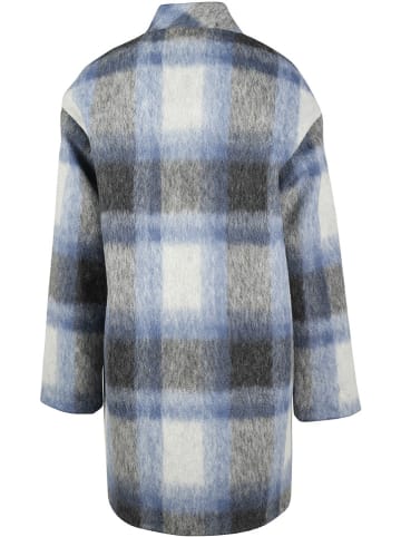 Fuchs Schmitt Wollmantel in Grau/ Hellblau