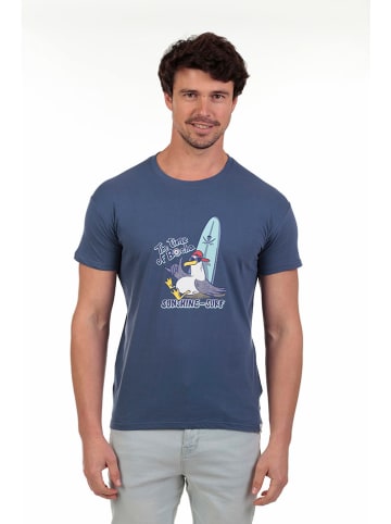 The Time of Bocha Shirt in Blau