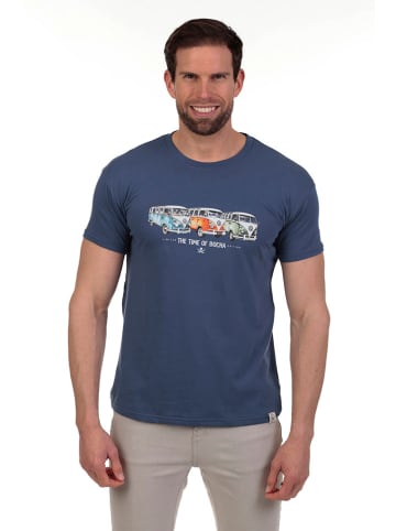 The Time of Bocha Shirt donkerblauw