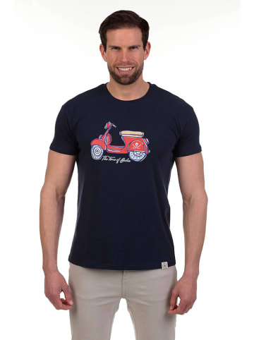 The Time of Bocha Shirt donkerblauw