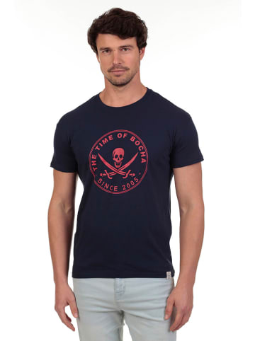 The Time of Bocha Shirt donkerblauw