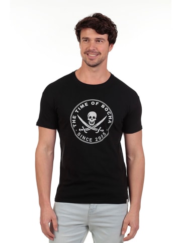 The Time of Bocha Shirt in Schwarz