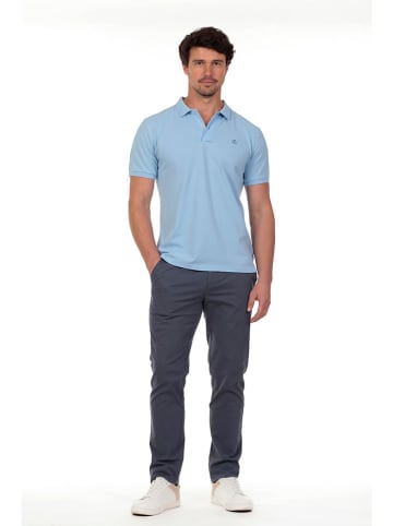 The Time of Bocha Poloshirt in Hellblau