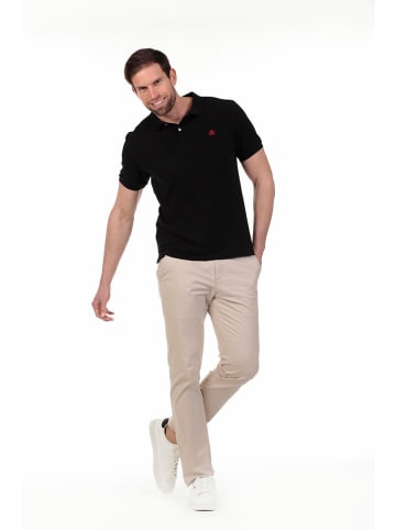 The Time of Bocha Poloshirt in Schwarz