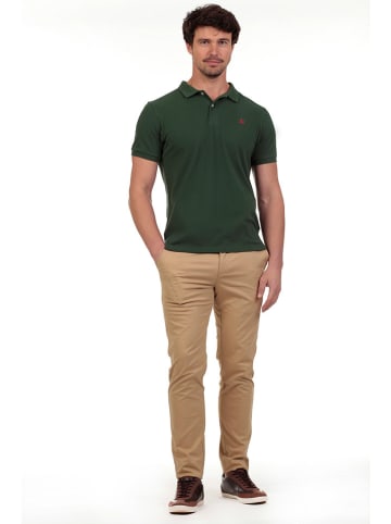 The Time of Bocha Poloshirt in Dunkelgrün
