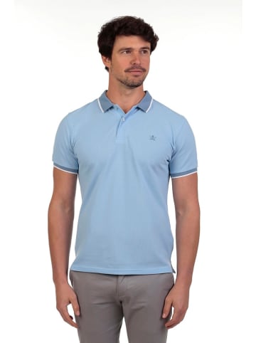 The Time of Bocha Poloshirt lichtblauw