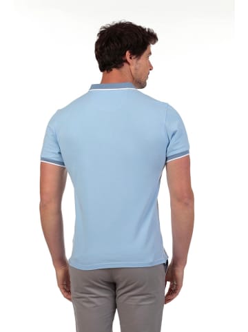 The Time of Bocha Poloshirt in Hellblau