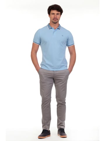 The Time of Bocha Poloshirt lichtblauw