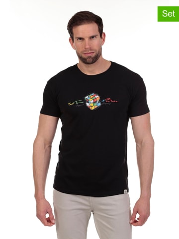 The Time of Bocha 2-delige set: shirts zwart/wit