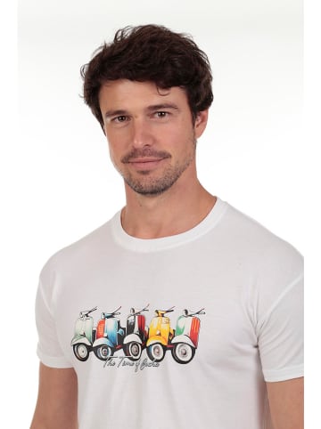 The Time of Bocha 2-delige set: shirts donkerblauw/wit