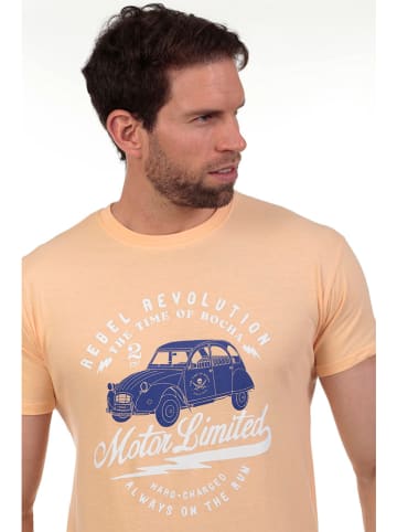The Time of Bocha 2er-Set: Shirts in Apricot/ Blau