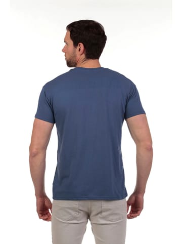 The Time of Bocha 2er-Set: Shirts in Blau/ Creme