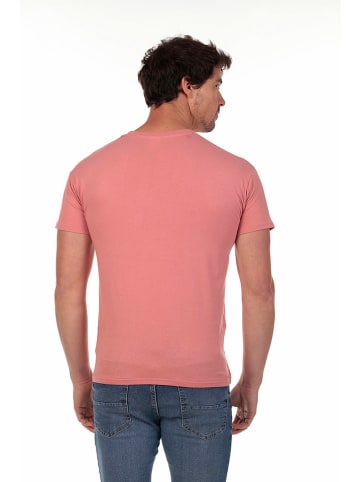 The Time of Bocha 2-delige set: shirts zalmroze/blauw