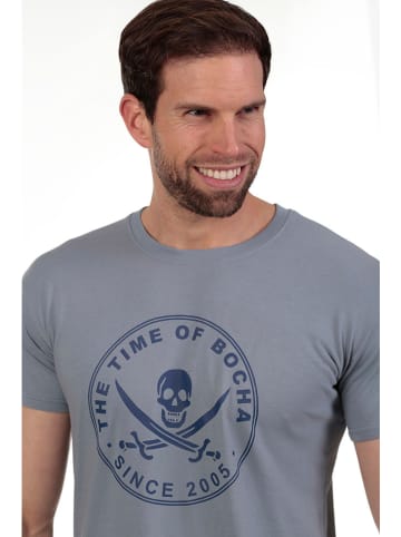 The Time of Bocha 2er-Set: Shirts in Grau/ Khaki