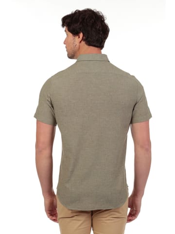The Time of Bocha 2-delige set: blouses - regular fit - kaki/lichtblauw