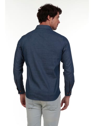 The Time of Bocha 2-delige set: blouses - regular fit - blauw/donkerblauw