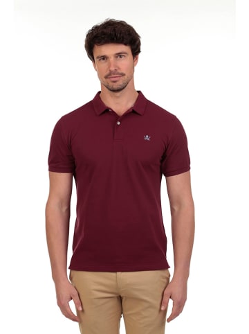 The Time of Bocha 2-delige set: poloshirts bordeaux/donkerblauw