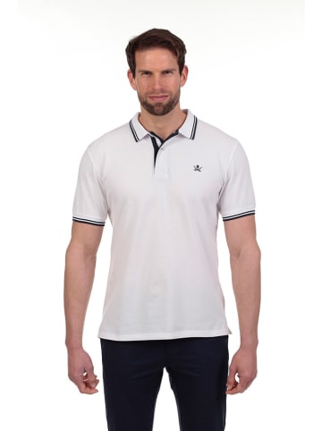 The Time of Bocha 2-delige set: poloshirts wit/donkerblauw