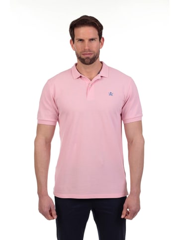 The Time of Bocha 2-delige set: poloshirts lichtroze/donkerblauw