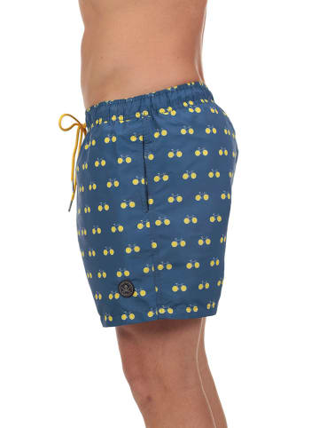 The Time of Bocha 2-delige set: zwemshorts roze/donkerblauw