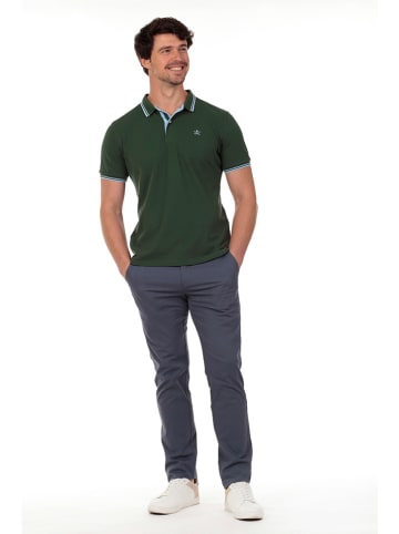 The Time of Bocha Poloshirt in Dunkelgrün