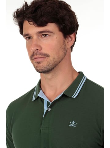 The Time of Bocha Poloshirt in Dunkelgrün