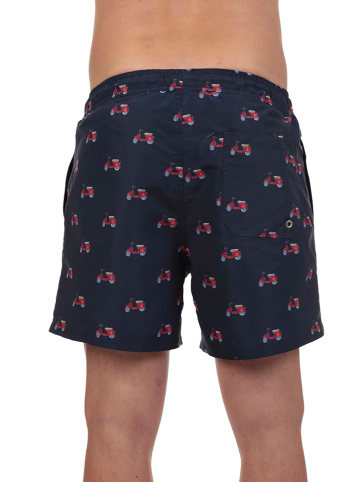 The Time of Bocha Badeshorts in Dunkelblau