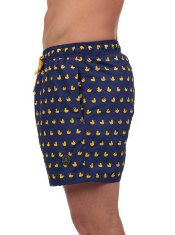 The Time of Bocha Badeshorts in Dunkelblau
