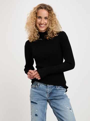Cross Jeans Sweter w kolorze czarnym