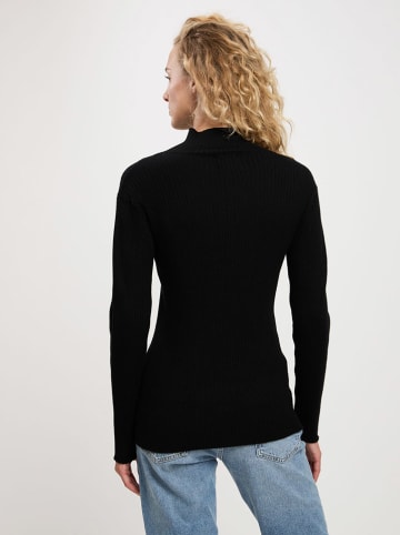 Cross Jeans Sweter w kolorze czarnym