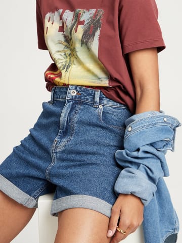 Cross Jeans Szorty dżinsowe w kolorze niebieskim