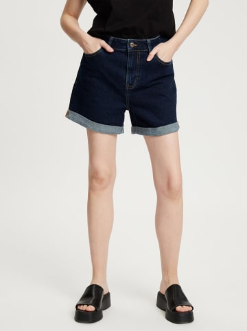 Cross Jeans Spijkershort donkerblauw