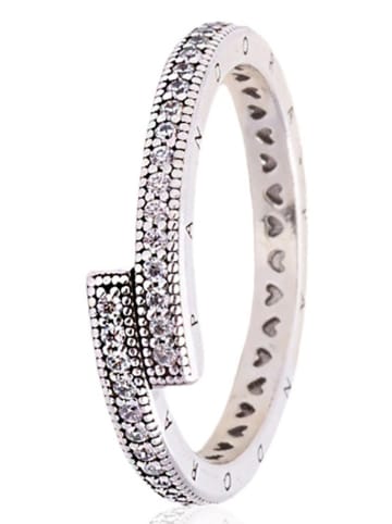 Pandora Silber-Ring mit Edelsteinen