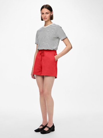 Pieces Sweatshorts "Chilli" in Rot