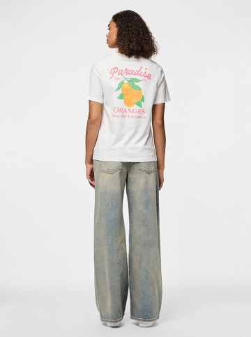 Pieces Shirt "Summer" in Weiß