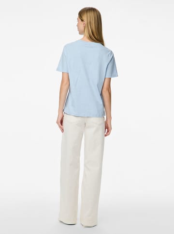 Pieces Shirt "Tamera" in Hellblau
